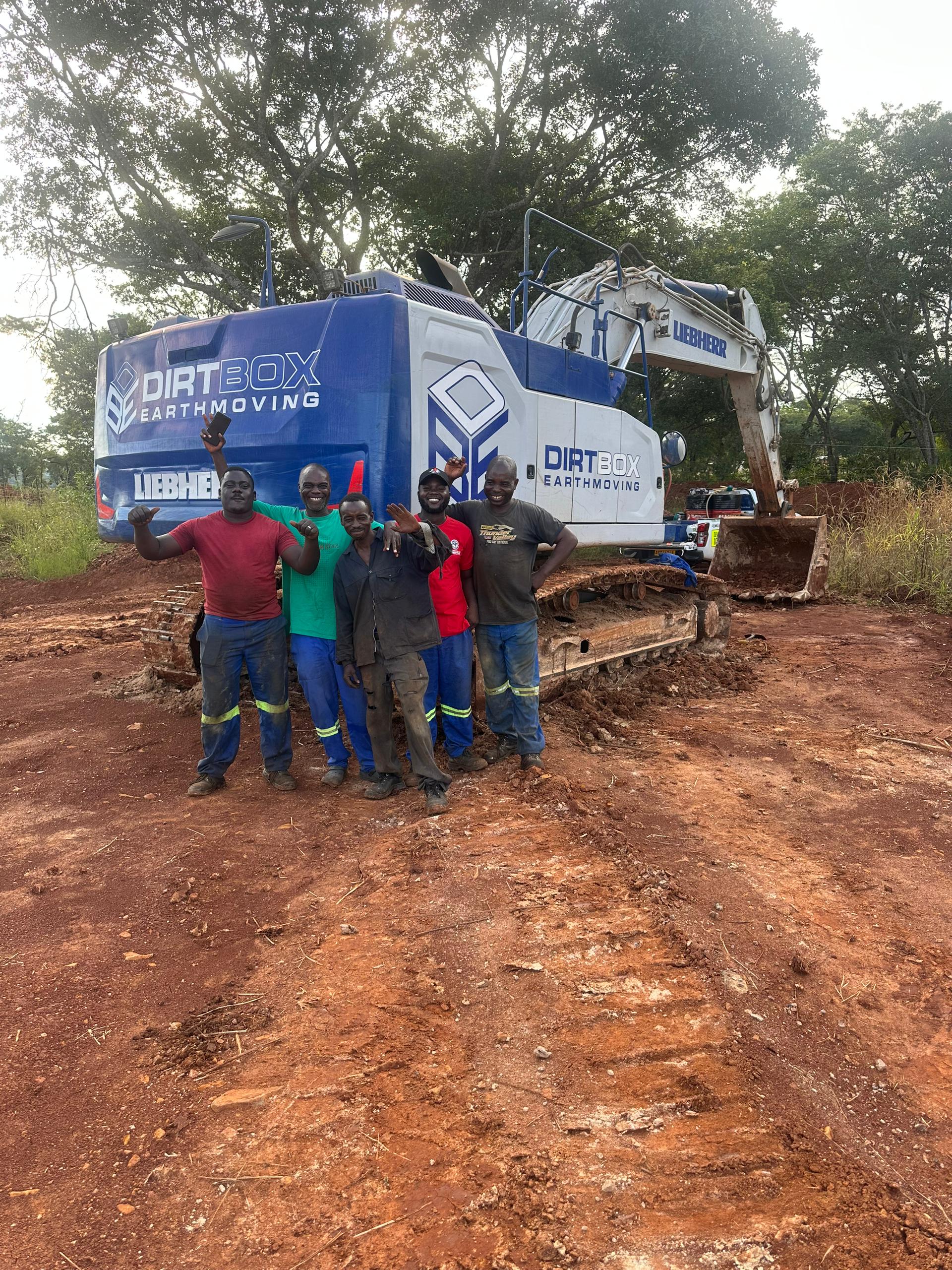 Excavator for hire in Harare